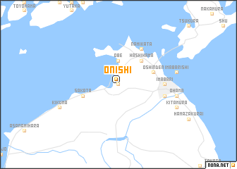map of Ōnishi