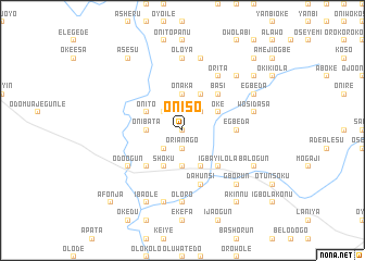 map of Oniso