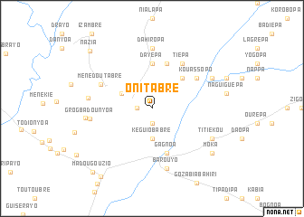 map of Oni-Tabré