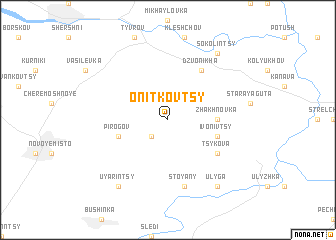 map of Onitkovtsy