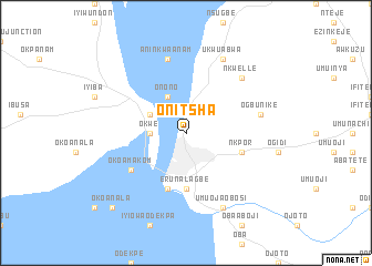 map of Onitsha