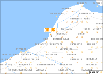 map of Onival
