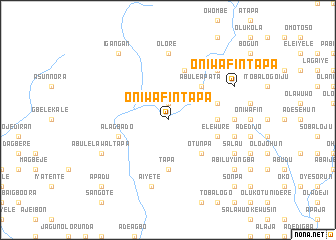 map of Oniwafin Tapa