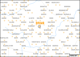 map of Oniwa