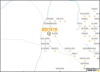 map of Oniyeye