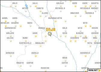 map of Onja