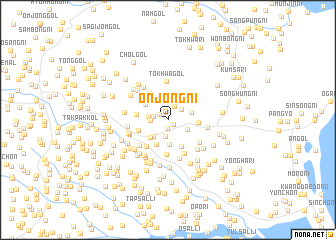 map of Onjŏng-ni