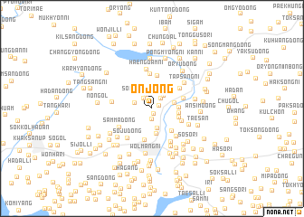 map of Ŏnjŏng