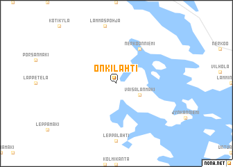 map of Onkilahti