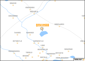 map of Onkimaa