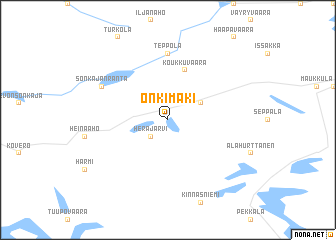 map of Onkimäki