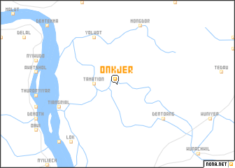 map of Onkjer