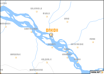 map of Onko II