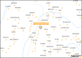 map of Onkonoso