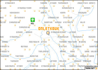 map of Onletkauk