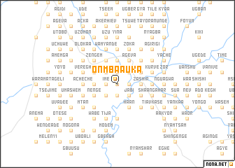 map of Onmbaauka