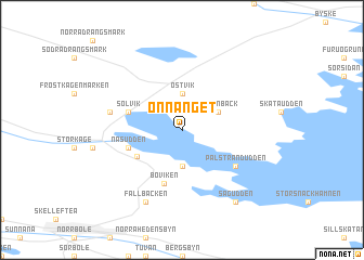 map of Önnänget