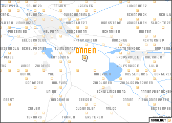 map of Onnen