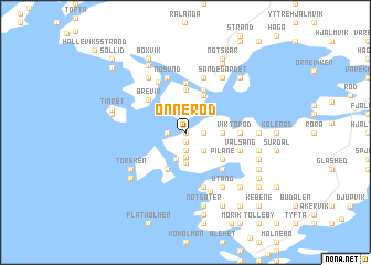 map of Önneröd