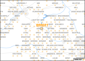 map of Onnert