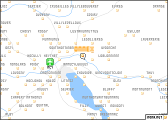 map of Onnex