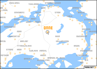 map of Önne