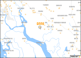 map of Onne