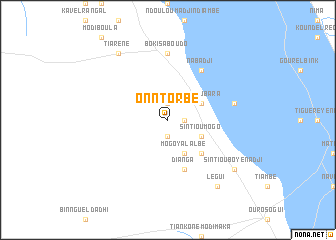 map of Onntorbé