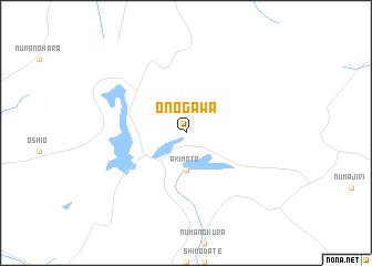 map of Onogawa