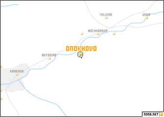 map of Onokhovo