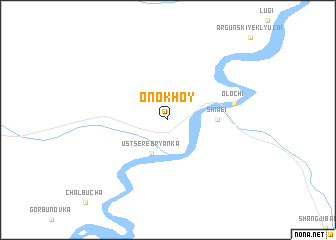 map of Onokhoy