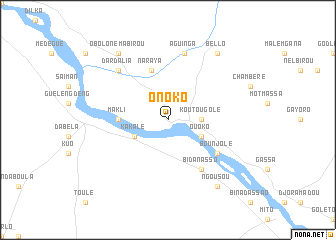 map of Onoko
