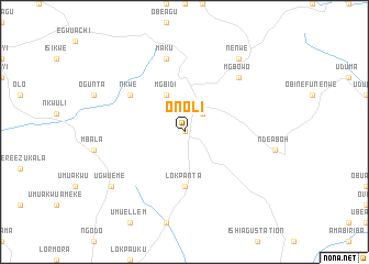 map of Onoli