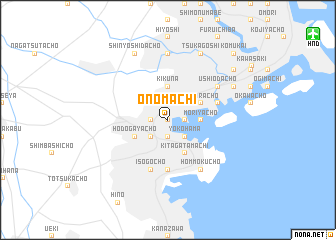 map of Ōnomachi