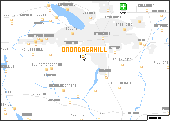 map of Onondaga Hill