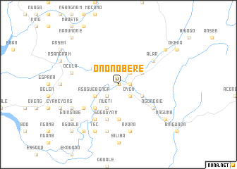 map of Ononobere