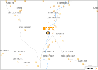 map of Onoto