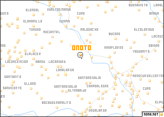 map of Onoto