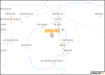map of Onovas