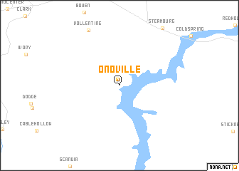 map of Onoville