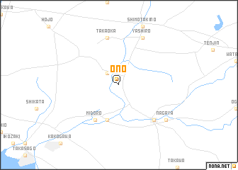 map of Ono