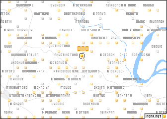 map of Ono