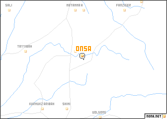map of Onsa