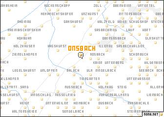 map of Önsbach