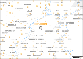 map of Onsdorf