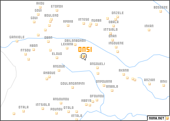 map of Onsi