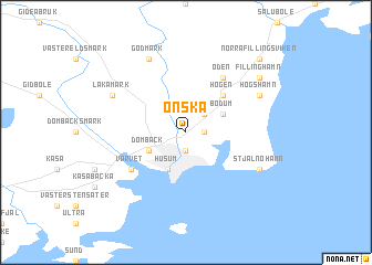 map of Önska