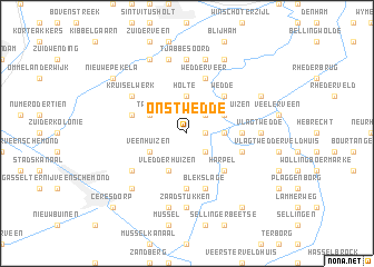 map of Onstwedde