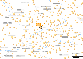 map of Onsu-ri