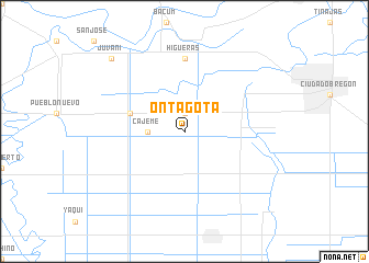 map of Ontagota